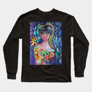 Rainbow Goddess Long Sleeve T-Shirt